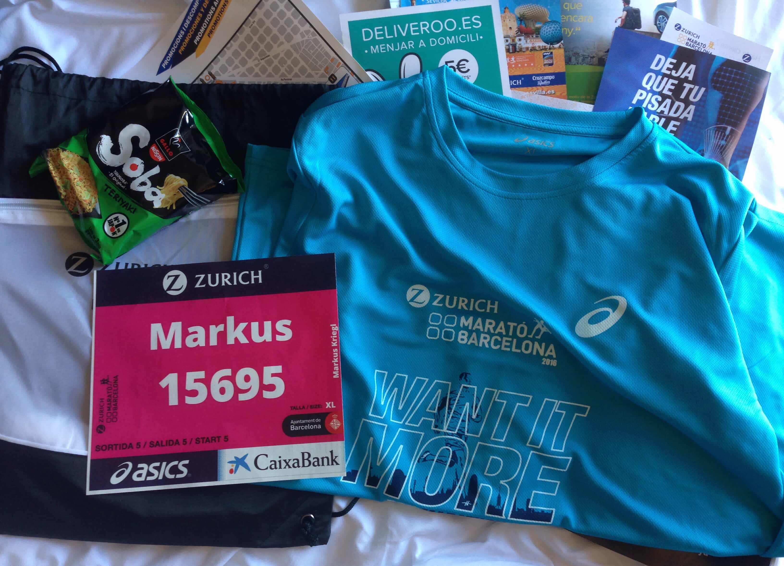 Mein erster Marathon – Barcelona 2016