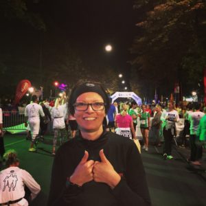 Vor dem Start des Vienna Night Run