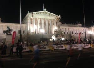 Parlament beim Vienna Night Run