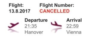 Flug gecancelt? #echtjetzt